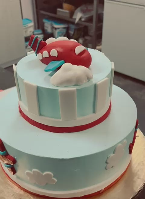 Aeroplane Theme desinger cake